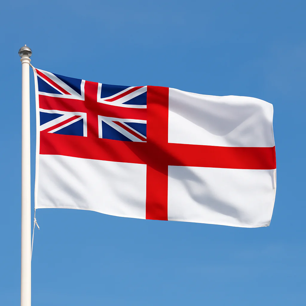 White Ensign High Quality Sewn Flag